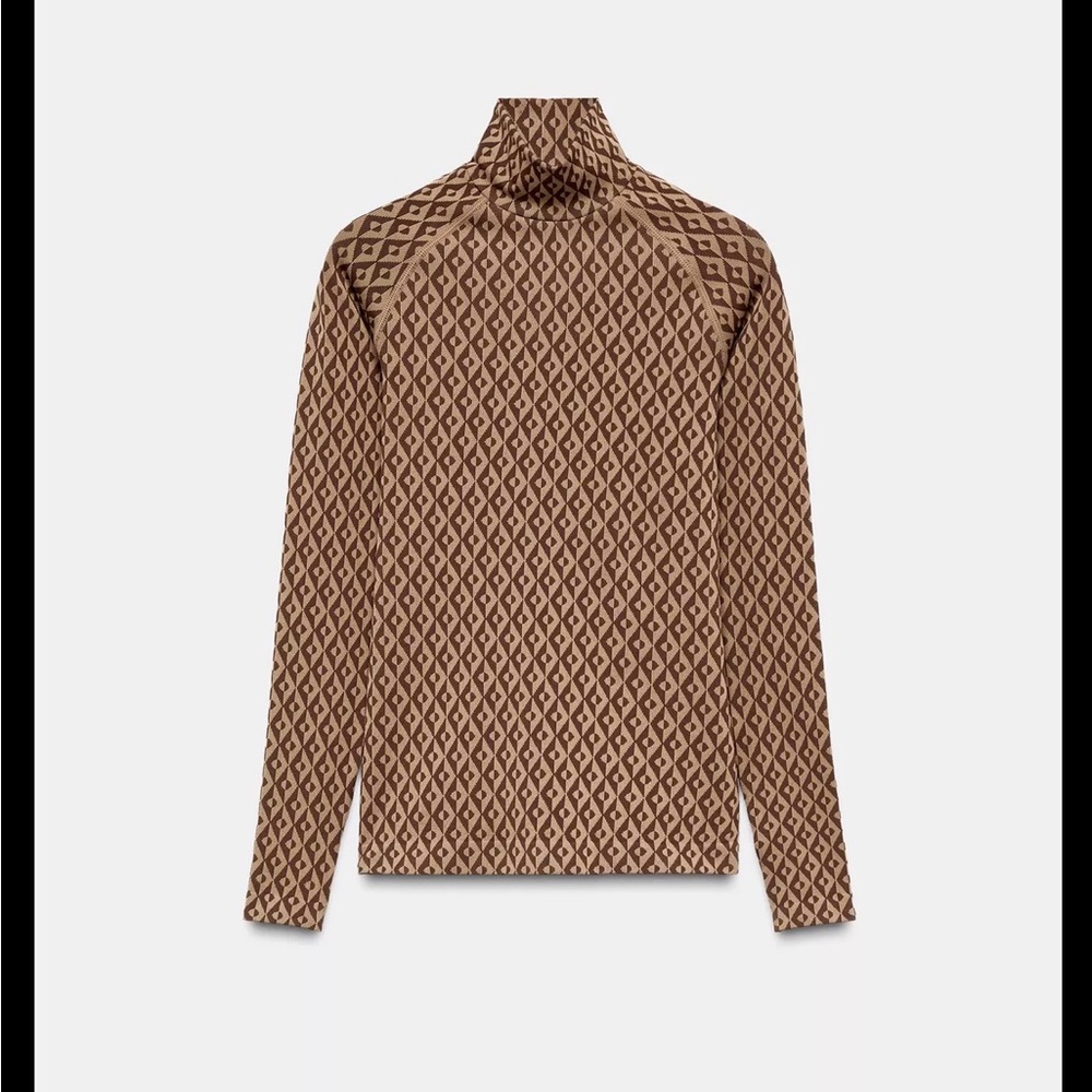 Zara thermal long sleeve THERMOLITE® CORE SEAMLESS JACQUARD